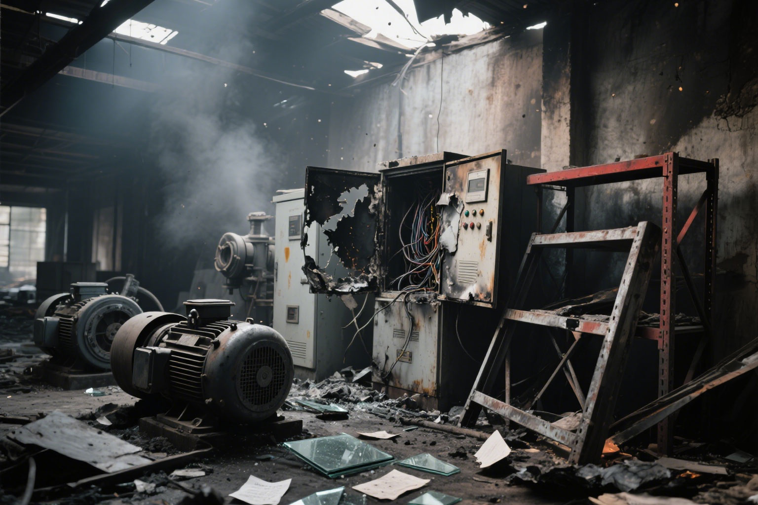 廠房火災后設備殘值評估 聯(lián)正測試機構教你識別3類隱性損傷